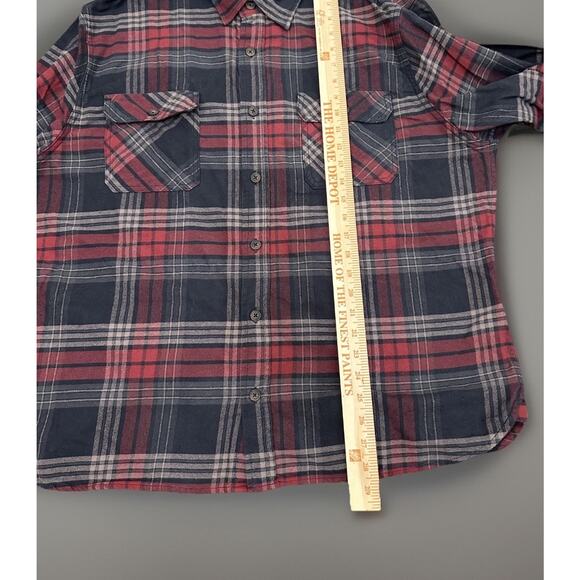 Jachs Heritage Flannel Button-Up Long Sleeve Shirt Multi Plaid Men’s XXL - Picture 7 of 9